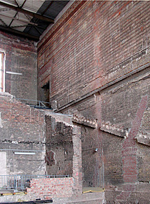Remains of the great staircase in the "Neue Museum"