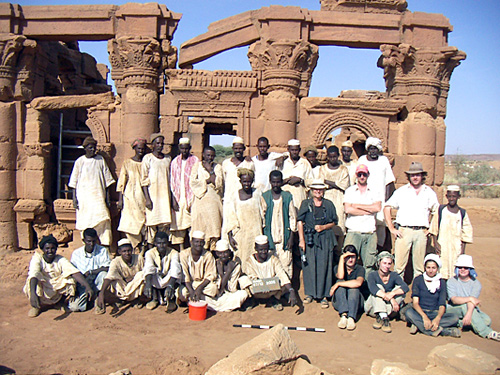 Members of the excavation in Naga 2005
