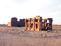 View of the Hathor chapel in Naga 2004