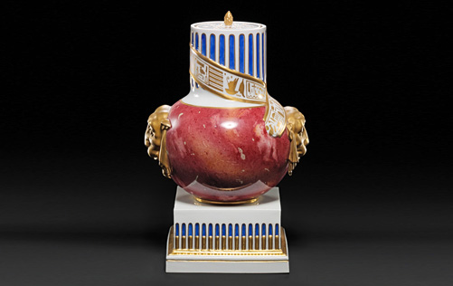 Ceramic vase of the Royal Porcelain Manufactory 